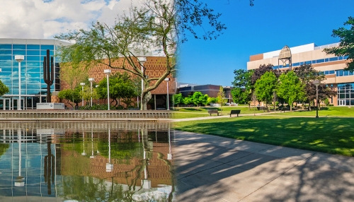 The Glendale and Downers Grove Campuses of Midwestern University.